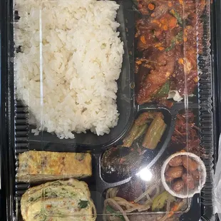 Spicy Pork Bento Box