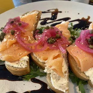 Smoked Salmon Toast