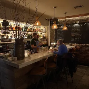 Bar area