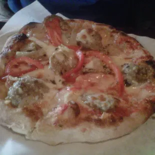 Meatball Pizza