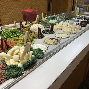 Full salad bar!