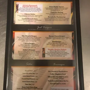 Lunch/Dinner Menu