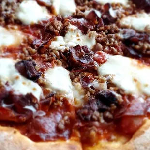 3 Meat Treat Pizza