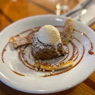 Chocolate banana bread pudding