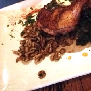 Crispy Beer Mustard Spaetzle