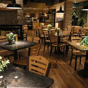 Inside the HearthRock Cafe at Benson Stone