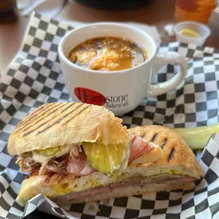 "The Tony" Montino and Cup of Chicken Tortilla Soup