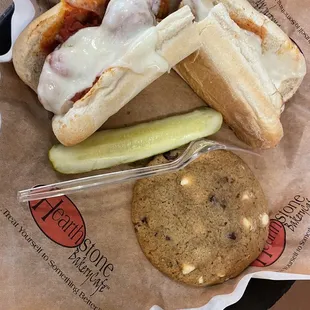 Meatball with cookie