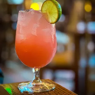 Grapefruit spritzer (non alcoholic) - refreshing on a hot day