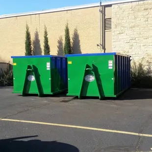 Discounts available on multiple dumpsters.