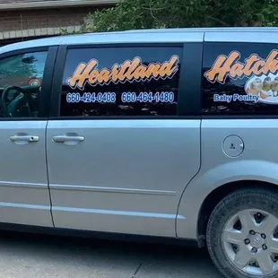 On of the chick wagons.