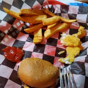 Kids plate. We had split it for them