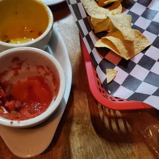 I destroyed the chips and cheese/salsa
