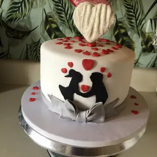 Lemon soak cake wrapped in fondant