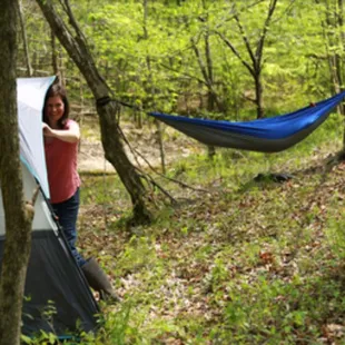 Tent camping, hammocks, car camping and more.