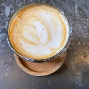 Corchado with almond milk