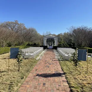 Garden for ceremonies