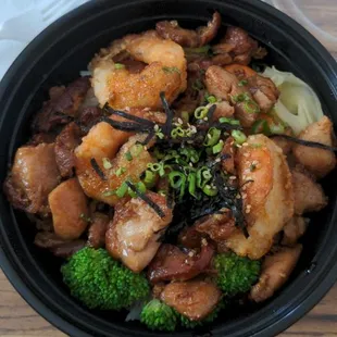 Chicken shrimp bowl