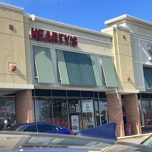 the front of the restaurant