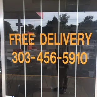 Free delivery!