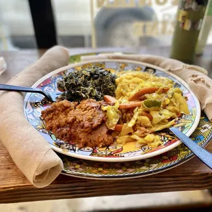 BEYAINETU ETHIOPIAN VEGAN AND VEGETARIAN PLATE