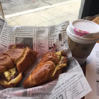 Bacon, Egg, and Cheese Breakfast Sandwich