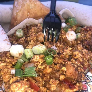 Ethiopian Vegetarian Style Breakfast