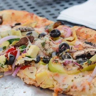 a slice of pizza