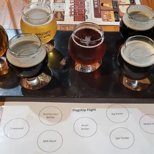 7 Flagship beers flight