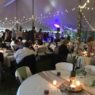 Tent receptions at Heather Hill Inn