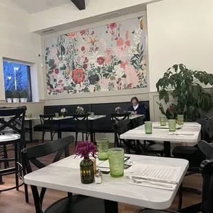 interior, sushi and sashimi