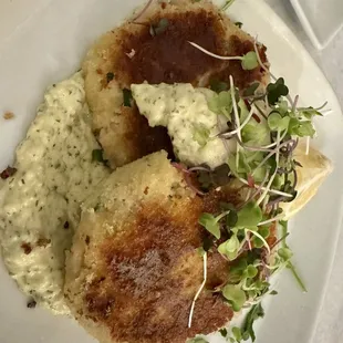 Minnesota Walleye Cakes with Tartar Sauce