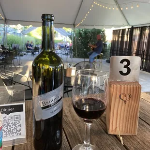 Good wine and good music.