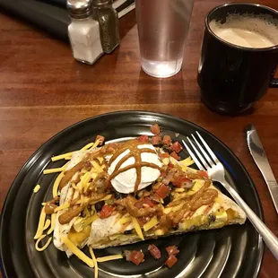 Southwestern tortilla was perfect for a Saturday breakfast