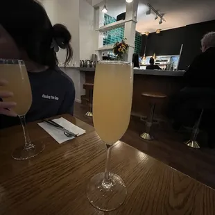 Apple cider mimosa-seasonal and tasty