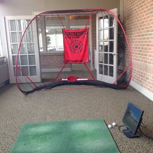 Indoor lessons The Golf Doctor ( Brad ) with the KVest and video.