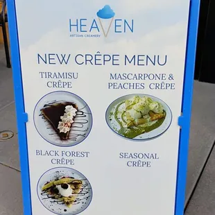 Crepe Menu 10-22-2024
