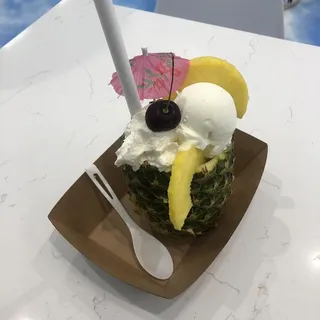 Vegan Pineapple Gelato w/ Coconut Milk