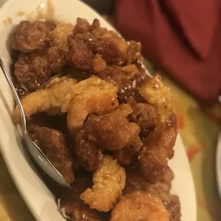 Very hard sesame chicken