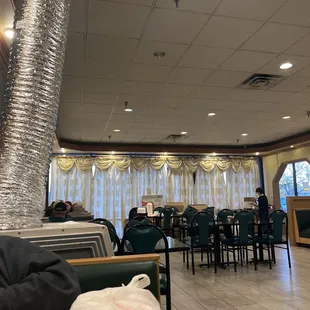 Inside restaurant