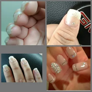 Bottom right corner is what I wanted. The rest of the pics are the mess that Nancy did.  Horrible.