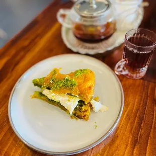 Delicious Baklava &amp; tea