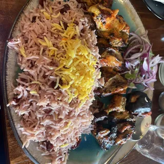 Cherry rice (Albalo Polo) side