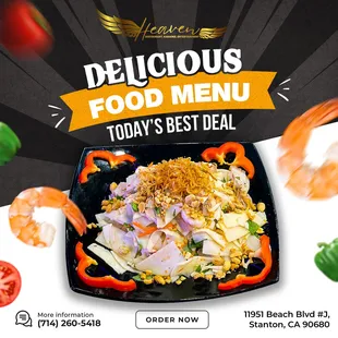 !
Savor divine flavors and immersive karaoke entertainment at Heaven Restaurant - where culinary delight