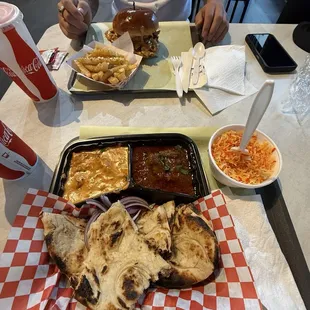 Butter Chicken Burger