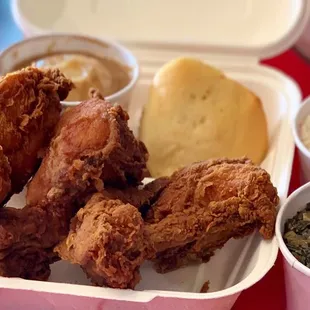 3 Piece Meal (Mashed Potato, Coleslaw, Collard Greens)