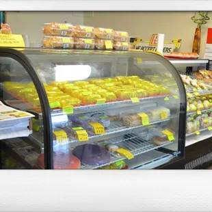 All goodies are bake daily.Hot Pandesal, Mamon, ensaymada, Siopao, and a lot more