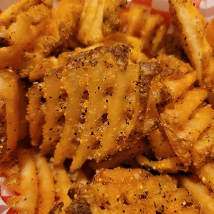 Lemon Pepper Waffle fries