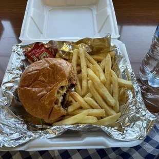 Started eating before taking this photo. Generous portions, FRESH, piping hot. This photo doesn&apos;t do the food justice!