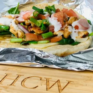 Chicken Spinach Wrap